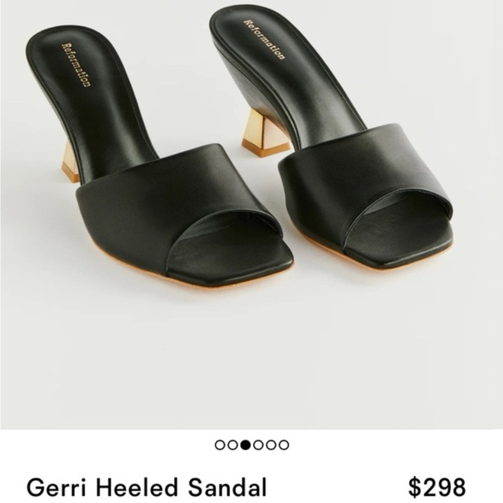 Reformation Gerri Heeled Sandal size 8 NWOT